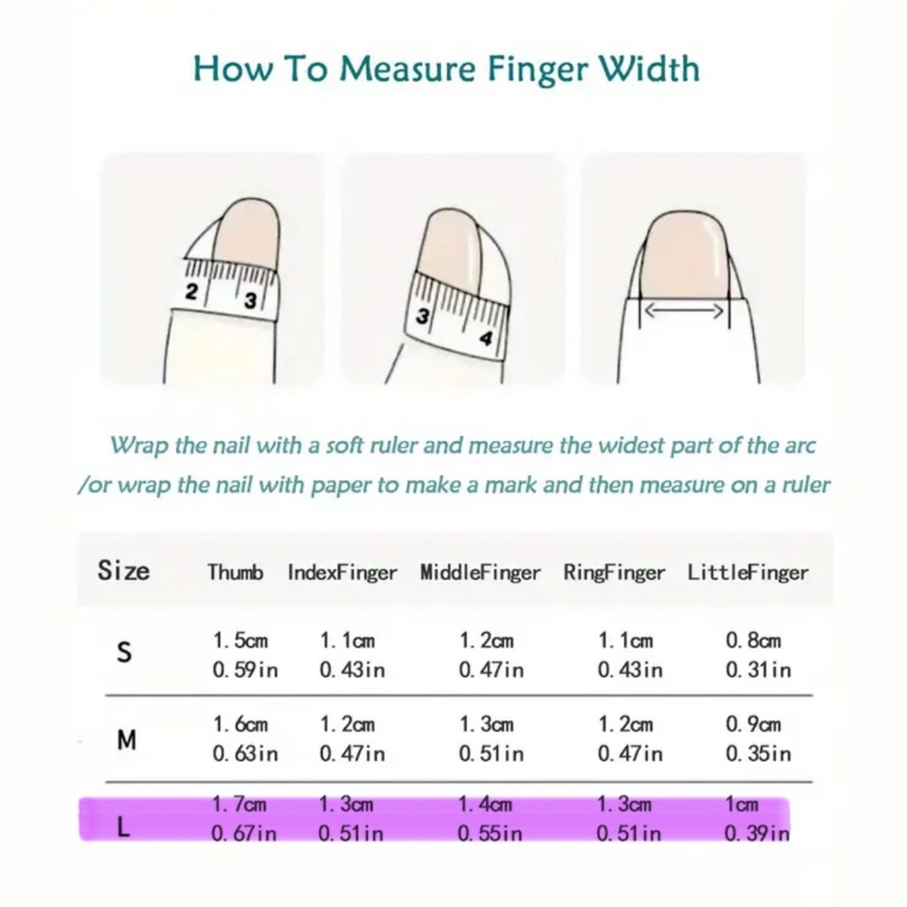 ✨ 10pc Iridescent Rhinestone Press-On Nails - Size L - Glam Long Coffin Set ✨ - Picture 6 of 6